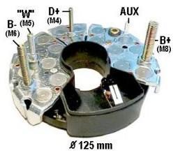 Ø 125mm - 14 Diodos - Triodos 3x35A