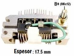 Espesor 17,5mm - 6 Diodos - c/Triodo