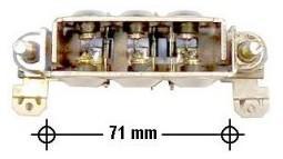 Montaje 71mm - 6 Diodos - c/Triodo