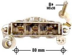 Montaje 80mm - 6 Diodos - c/Triodo