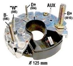 Ø 125mm - 14 Diodos - Triodo 3x35A