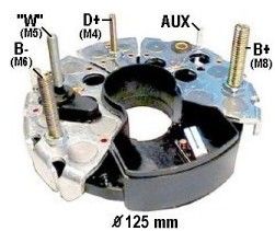 Ø 125mm - 8 Diodos - Triodo 3x35A