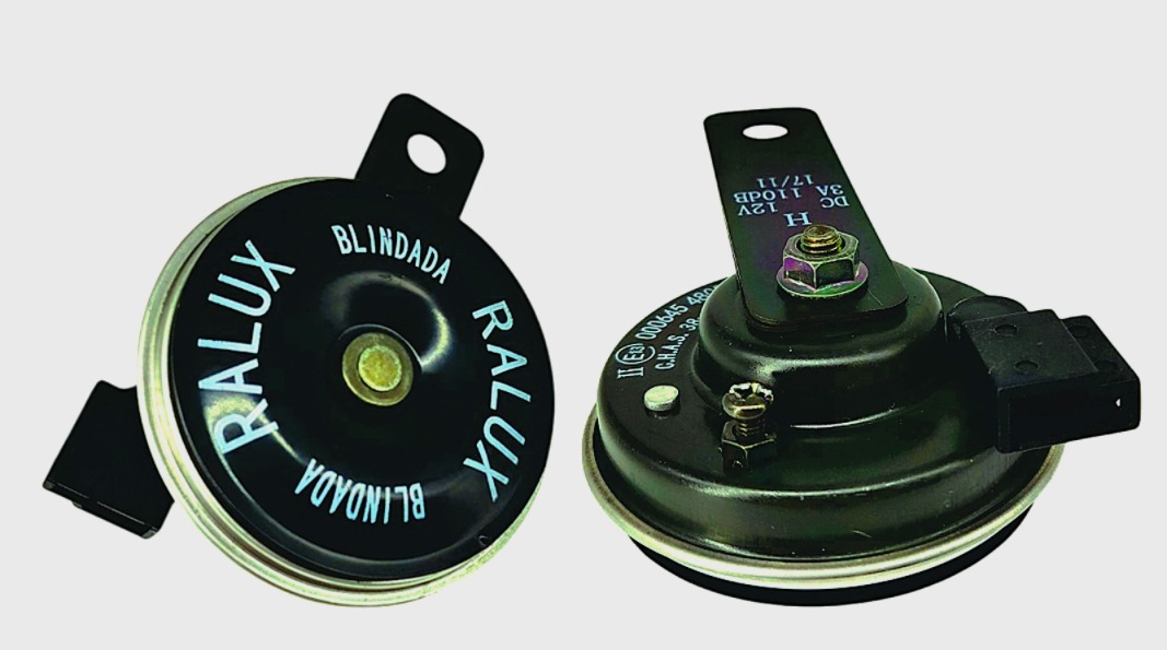 Bocina unitaria 72mm - disco c/conector 12V 1T