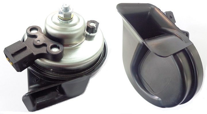 Juego de bocinas 80mm - Caracol c/ conector